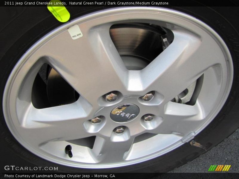 Natural Green Pearl / Dark Graystone/Medium Graystone 2011 Jeep Grand Cherokee Laredo