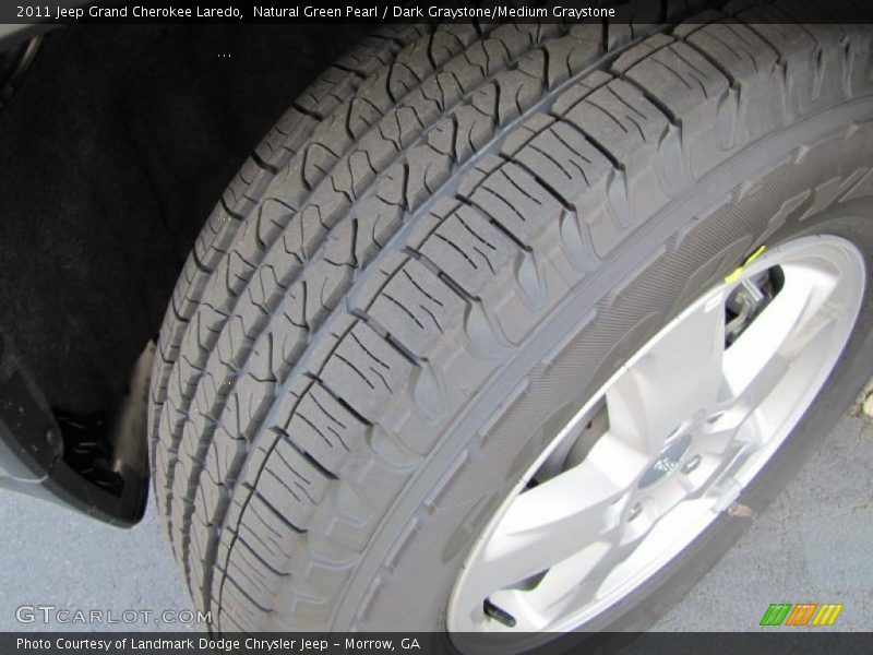 Natural Green Pearl / Dark Graystone/Medium Graystone 2011 Jeep Grand Cherokee Laredo