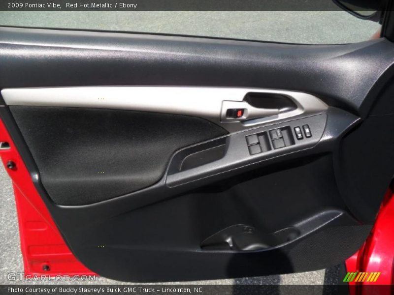 Red Hot Metallic / Ebony 2009 Pontiac Vibe