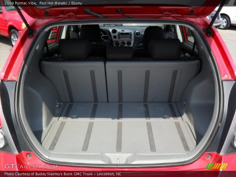 Red Hot Metallic / Ebony 2009 Pontiac Vibe