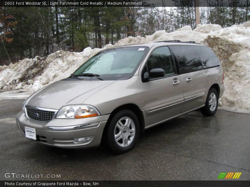 Light Parchment Gold Metallic / Medium Parchment 2003 Ford Windstar SE
