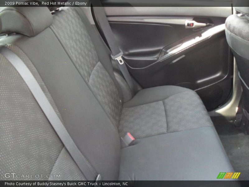 Red Hot Metallic / Ebony 2009 Pontiac Vibe