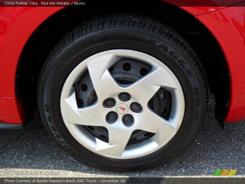 Red Hot Metallic / Ebony 2009 Pontiac Vibe