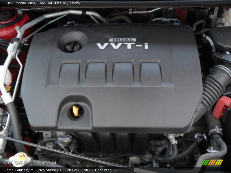 Red Hot Metallic / Ebony 2009 Pontiac Vibe