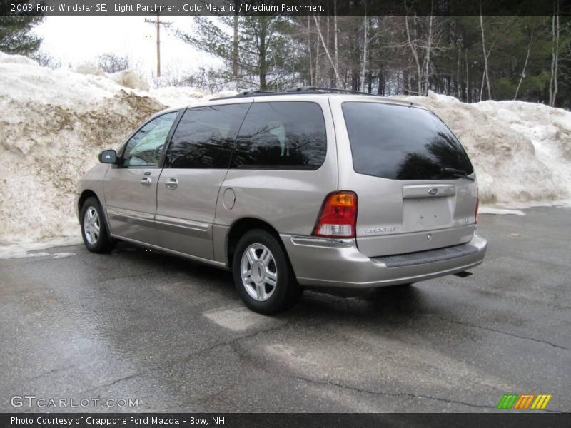Light Parchment Gold Metallic / Medium Parchment 2003 Ford Windstar SE