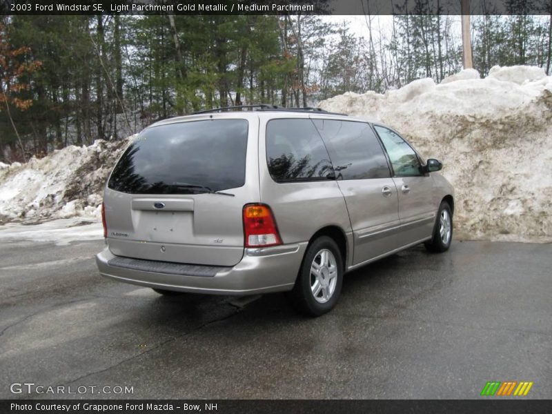 Light Parchment Gold Metallic / Medium Parchment 2003 Ford Windstar SE