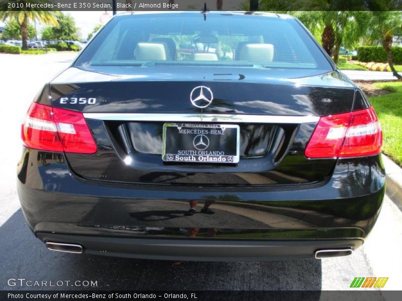 Black / Almond Beige 2010 Mercedes-Benz E 350 Sedan