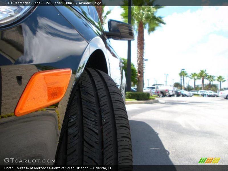 Black / Almond Beige 2010 Mercedes-Benz E 350 Sedan