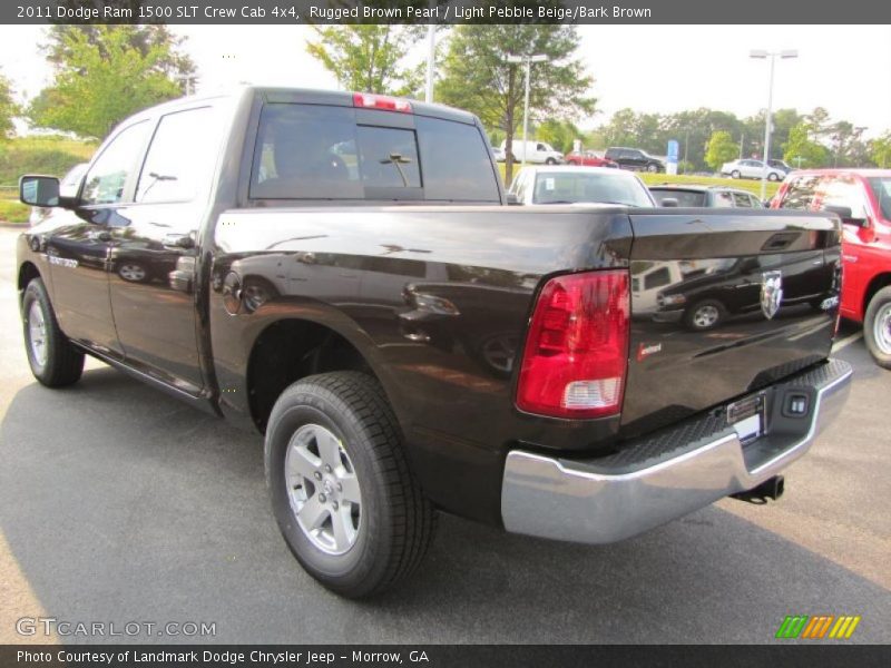 Rugged Brown Pearl / Light Pebble Beige/Bark Brown 2011 Dodge Ram 1500 SLT Crew Cab 4x4