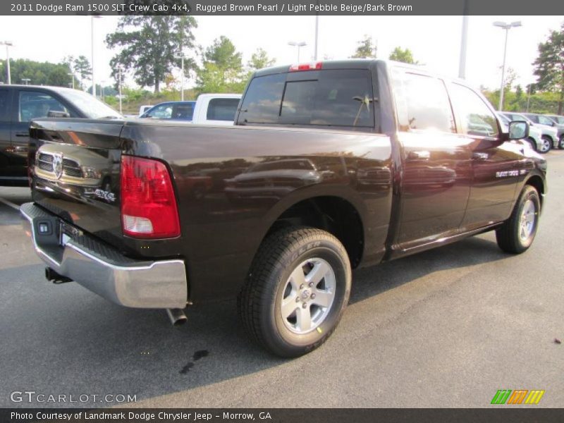 Rugged Brown Pearl / Light Pebble Beige/Bark Brown 2011 Dodge Ram 1500 SLT Crew Cab 4x4