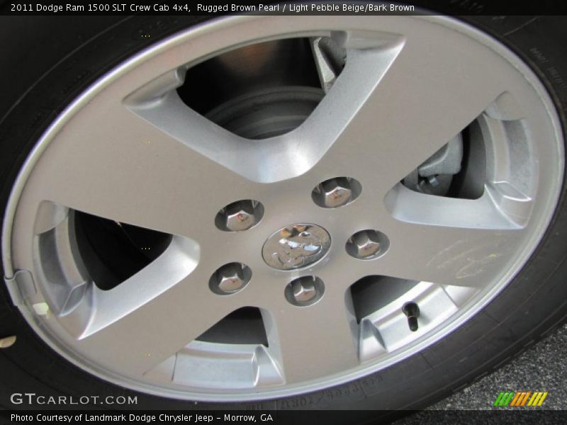 Rugged Brown Pearl / Light Pebble Beige/Bark Brown 2011 Dodge Ram 1500 SLT Crew Cab 4x4