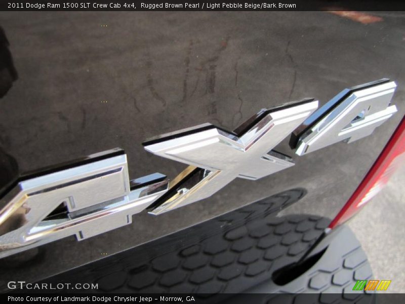 Rugged Brown Pearl / Light Pebble Beige/Bark Brown 2011 Dodge Ram 1500 SLT Crew Cab 4x4