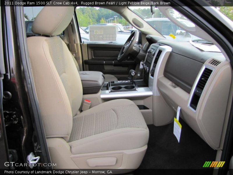 Rugged Brown Pearl / Light Pebble Beige/Bark Brown 2011 Dodge Ram 1500 SLT Crew Cab 4x4