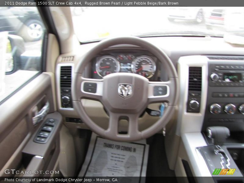 Rugged Brown Pearl / Light Pebble Beige/Bark Brown 2011 Dodge Ram 1500 SLT Crew Cab 4x4
