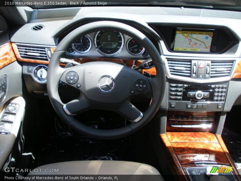 Black / Almond Beige 2010 Mercedes-Benz E 350 Sedan