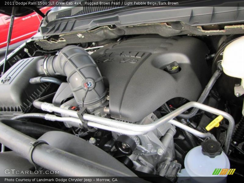 Rugged Brown Pearl / Light Pebble Beige/Bark Brown 2011 Dodge Ram 1500 SLT Crew Cab 4x4