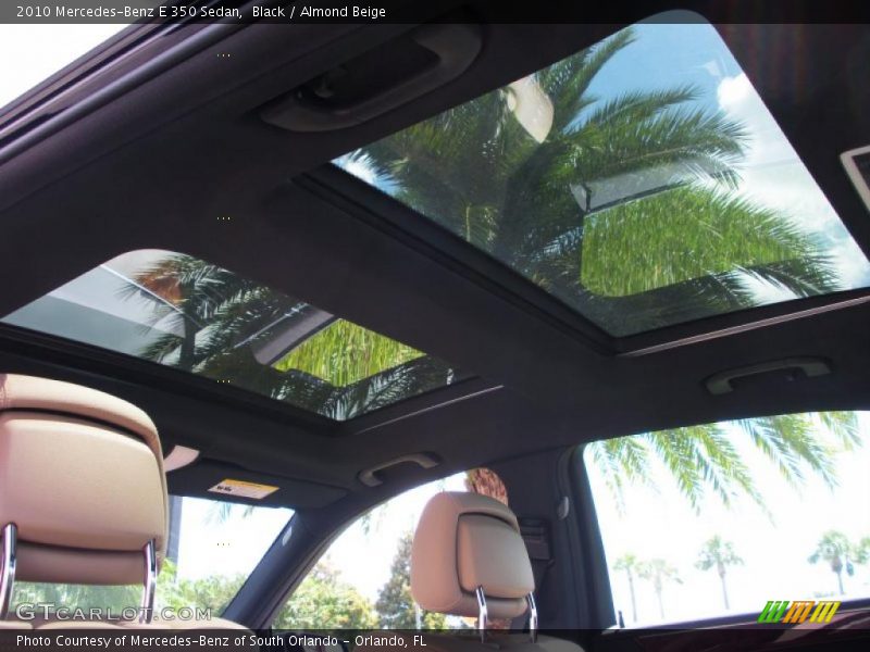Black / Almond Beige 2010 Mercedes-Benz E 350 Sedan
