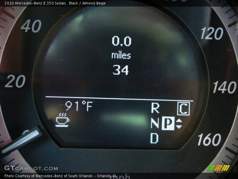 Black / Almond Beige 2010 Mercedes-Benz E 350 Sedan