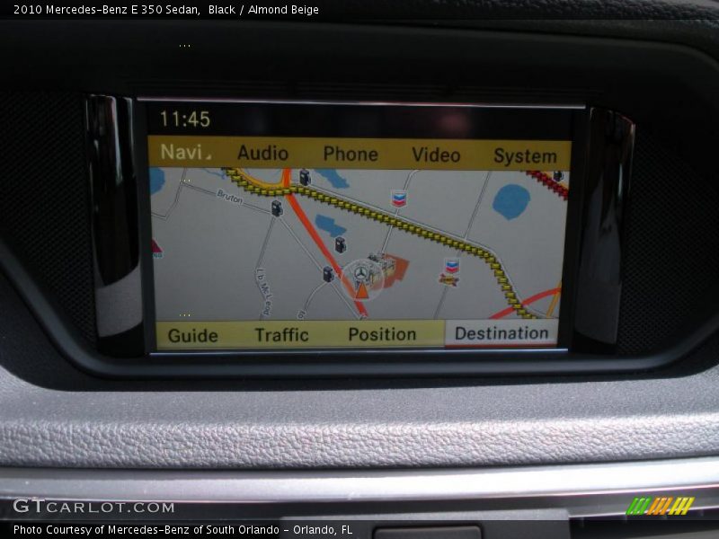 Black / Almond Beige 2010 Mercedes-Benz E 350 Sedan