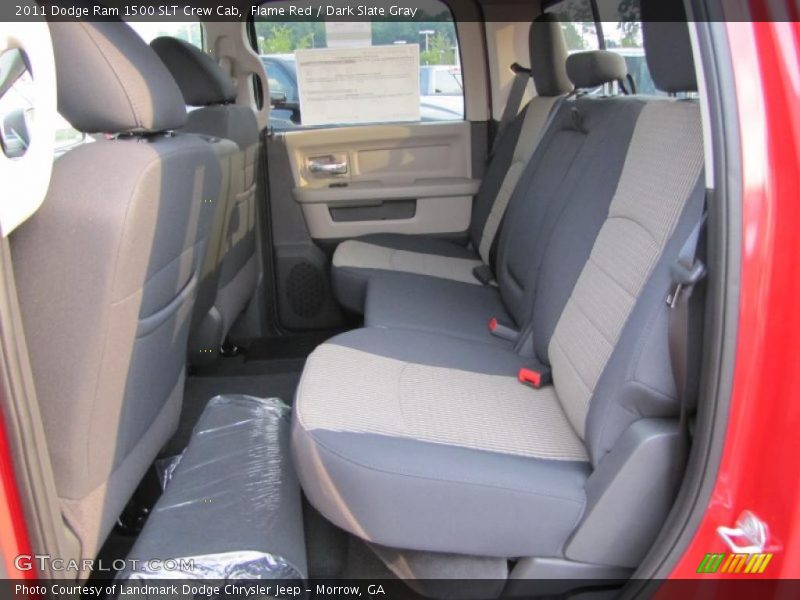 Flame Red / Dark Slate Gray 2011 Dodge Ram 1500 SLT Crew Cab