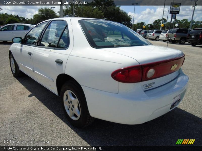 Summit White / Graphite 2004 Chevrolet Cavalier Sedan