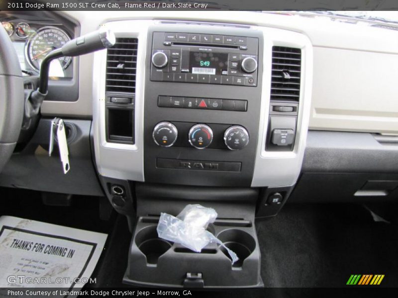 Flame Red / Dark Slate Gray 2011 Dodge Ram 1500 SLT Crew Cab
