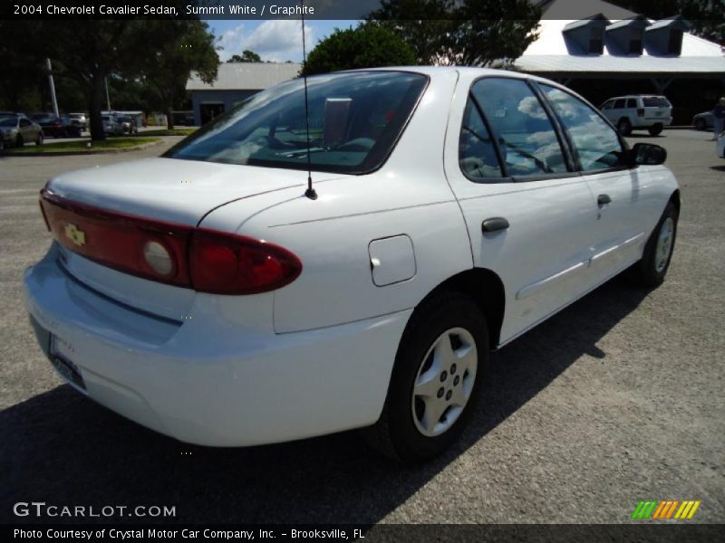 Summit White / Graphite 2004 Chevrolet Cavalier Sedan