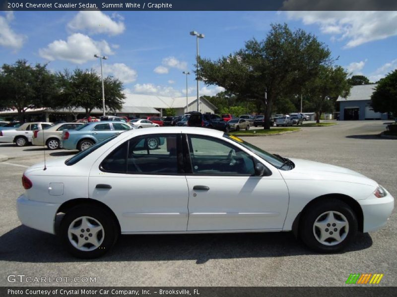 Summit White / Graphite 2004 Chevrolet Cavalier Sedan