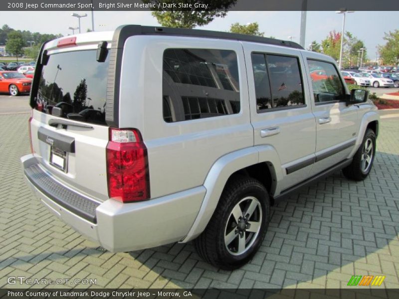 Bright Silver Metallic / Dark Slate Gray 2008 Jeep Commander Sport