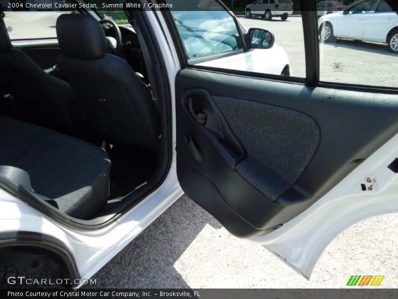 Summit White / Graphite 2004 Chevrolet Cavalier Sedan
