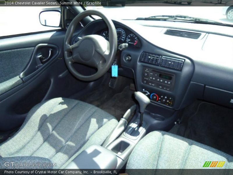 Summit White / Graphite 2004 Chevrolet Cavalier Sedan