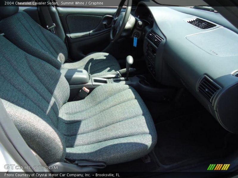 Summit White / Graphite 2004 Chevrolet Cavalier Sedan