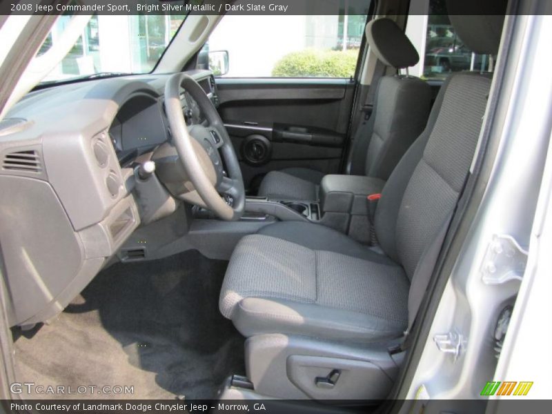 Bright Silver Metallic / Dark Slate Gray 2008 Jeep Commander Sport