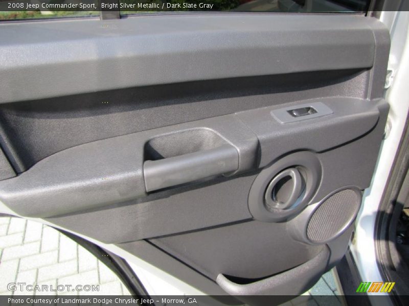 Bright Silver Metallic / Dark Slate Gray 2008 Jeep Commander Sport