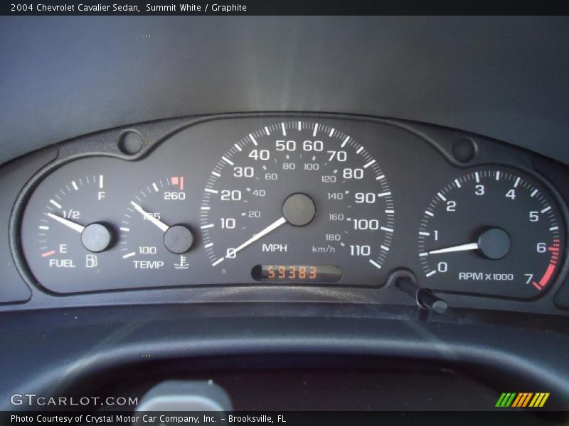 Summit White / Graphite 2004 Chevrolet Cavalier Sedan