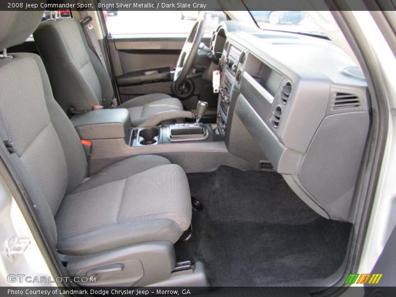 Bright Silver Metallic / Dark Slate Gray 2008 Jeep Commander Sport