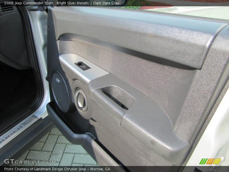 Bright Silver Metallic / Dark Slate Gray 2008 Jeep Commander Sport
