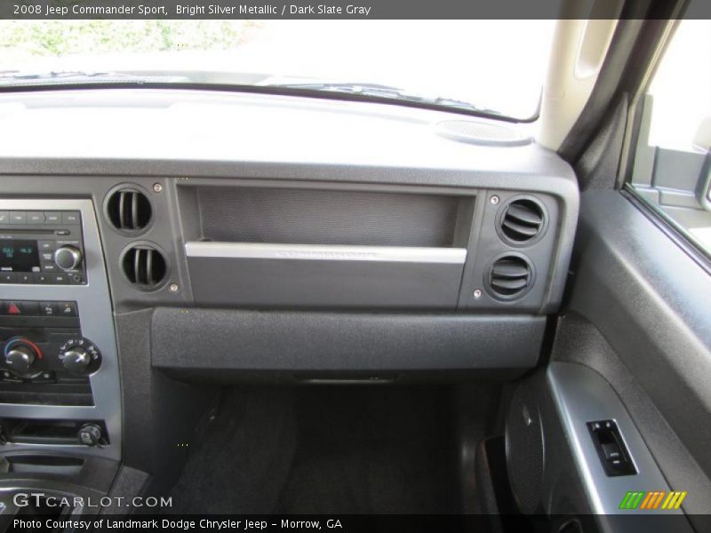 Bright Silver Metallic / Dark Slate Gray 2008 Jeep Commander Sport
