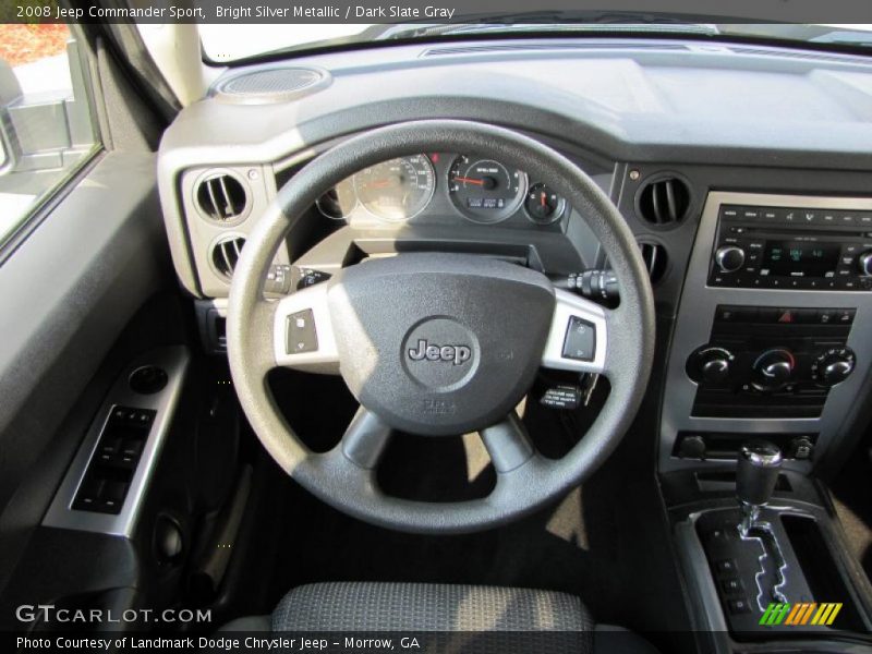 Bright Silver Metallic / Dark Slate Gray 2008 Jeep Commander Sport