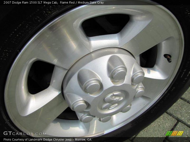 Flame Red / Medium Slate Gray 2007 Dodge Ram 1500 SLT Mega Cab