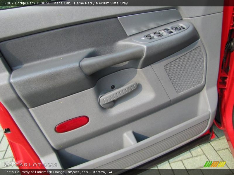 Flame Red / Medium Slate Gray 2007 Dodge Ram 1500 SLT Mega Cab