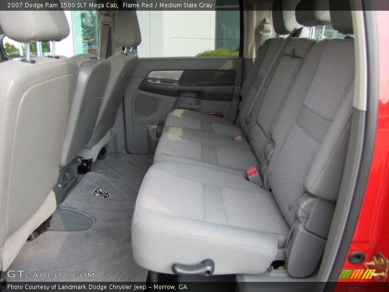 Flame Red / Medium Slate Gray 2007 Dodge Ram 1500 SLT Mega Cab