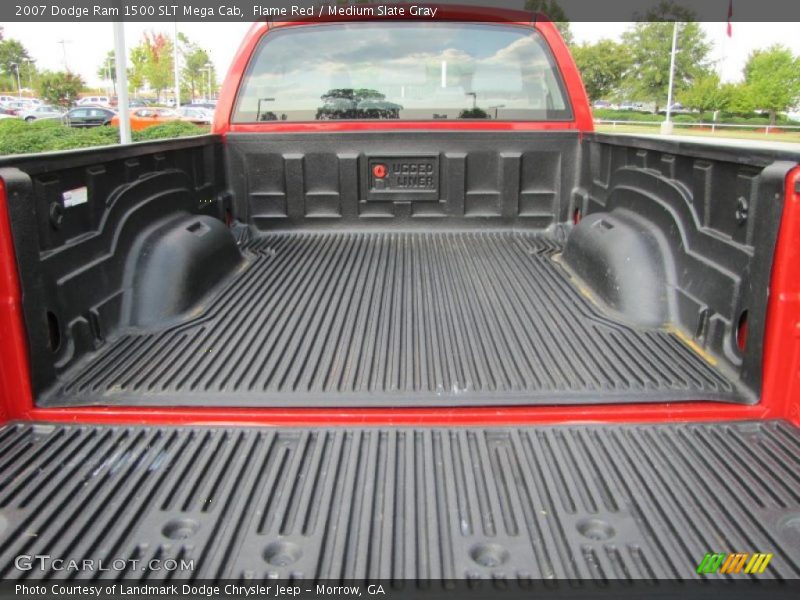 Flame Red / Medium Slate Gray 2007 Dodge Ram 1500 SLT Mega Cab