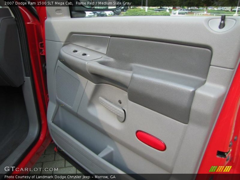 Flame Red / Medium Slate Gray 2007 Dodge Ram 1500 SLT Mega Cab