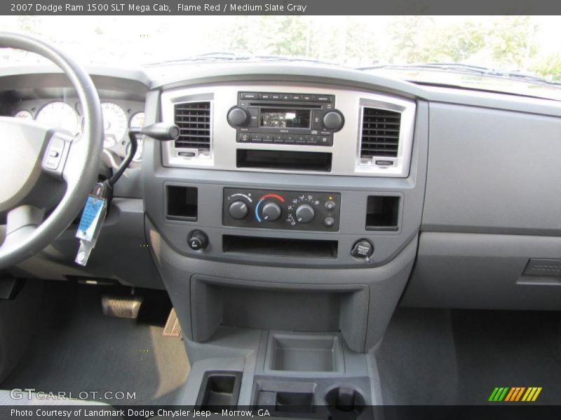 Flame Red / Medium Slate Gray 2007 Dodge Ram 1500 SLT Mega Cab
