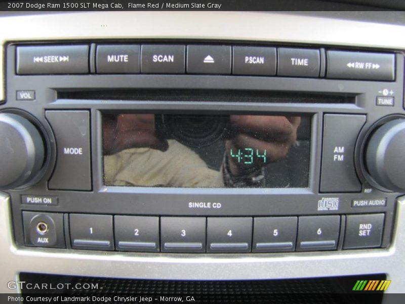Flame Red / Medium Slate Gray 2007 Dodge Ram 1500 SLT Mega Cab
