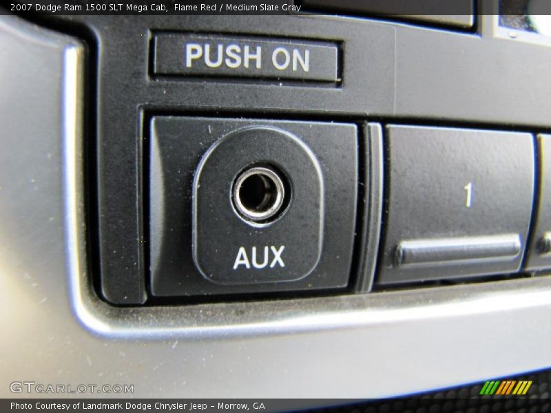 Flame Red / Medium Slate Gray 2007 Dodge Ram 1500 SLT Mega Cab