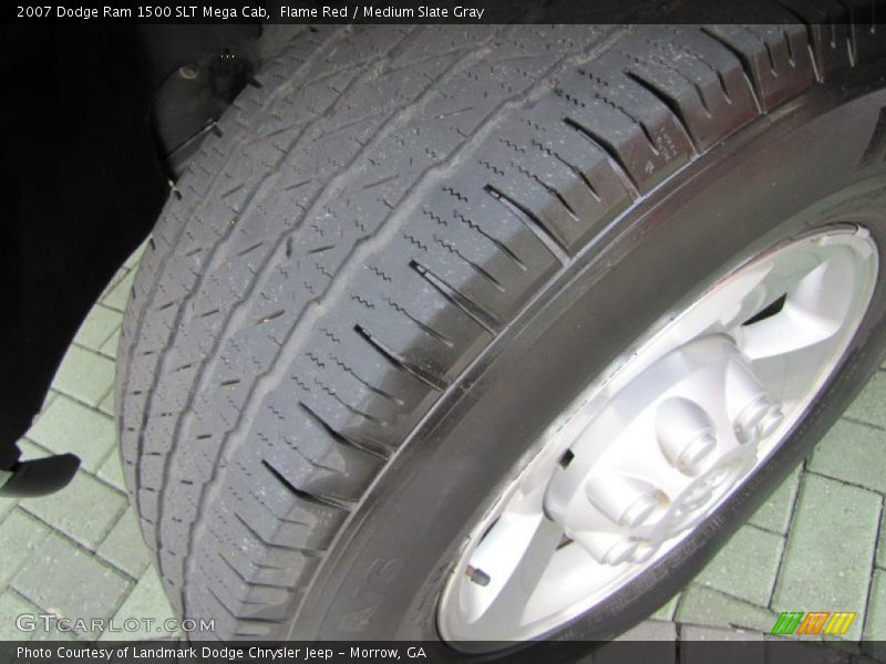 Flame Red / Medium Slate Gray 2007 Dodge Ram 1500 SLT Mega Cab