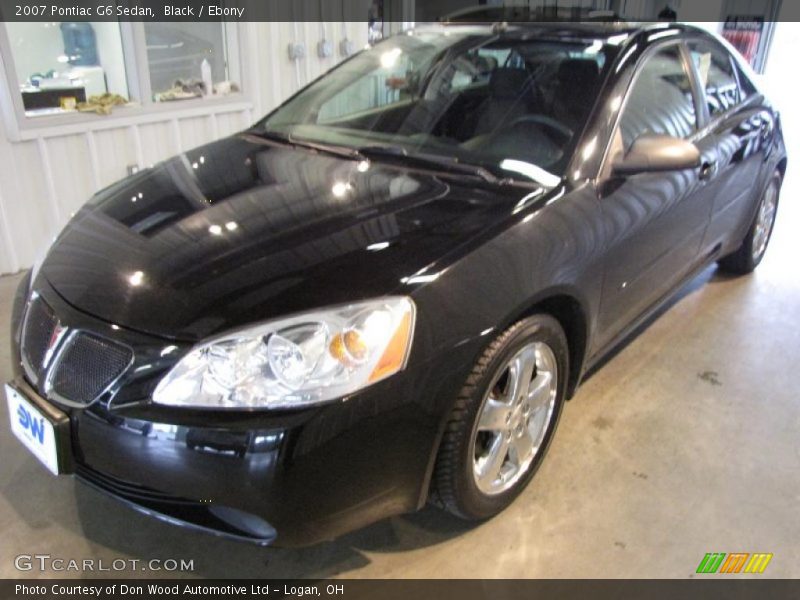Black / Ebony 2007 Pontiac G6 Sedan
