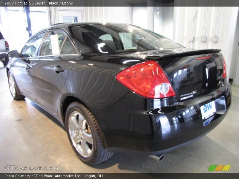 Black / Ebony 2007 Pontiac G6 Sedan